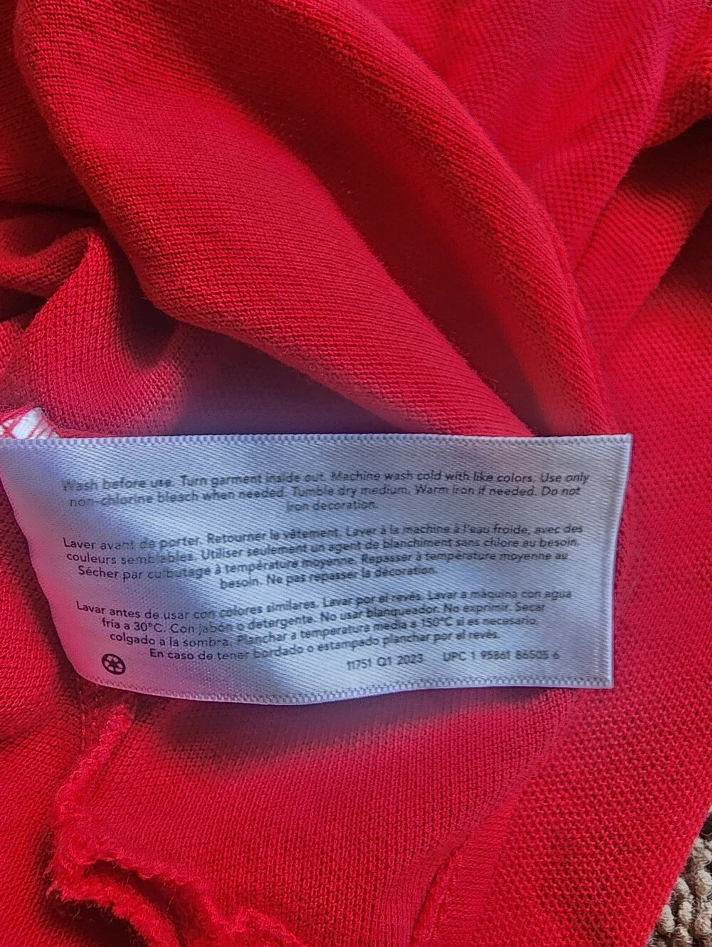 Boys Osh Kosh Boys Size 8/8A Red Uniform Polo, In Good Shape, Minor Flaw Shown